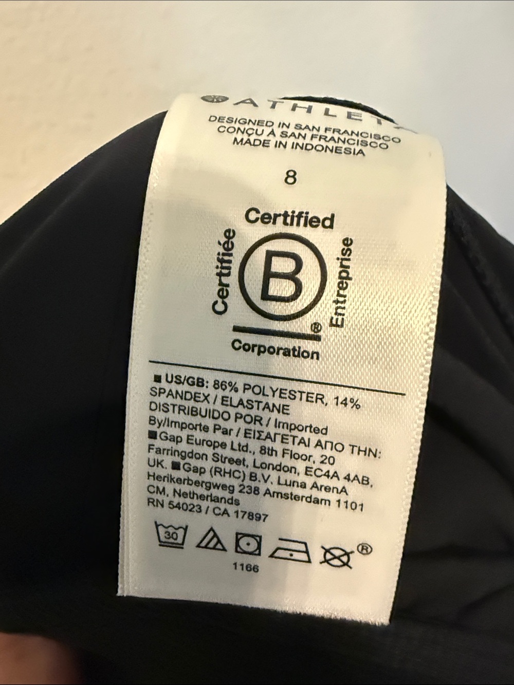 Perfect Athleta black wide leg pants 8 - Picture 7 of 9